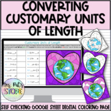 Earth Day: Converting Customary Units of Length- Digital C