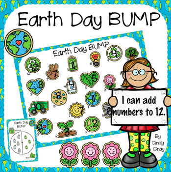 Preview of Earth Day Cookie BUMP ~ Addition Facts 2-12 ~ Earth Day is Every Day!