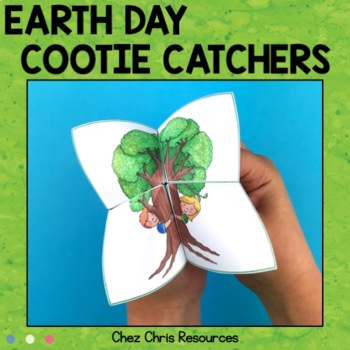 Preview of Earth Day Cootie Catchers / Fortune Tellers