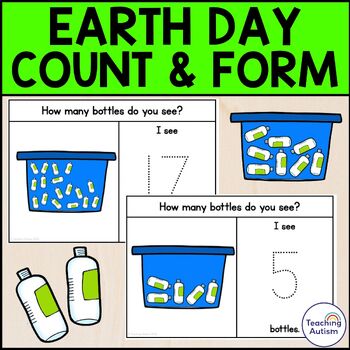 Preview of Earth Day Counting Activity | Number Formation and Counting to 20