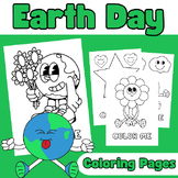 Earth Day Craft Coloring Pages, Activities Coloring Sheets
