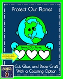 Earth Day Craft Drawing Prompt Activity - Protect Our Eart