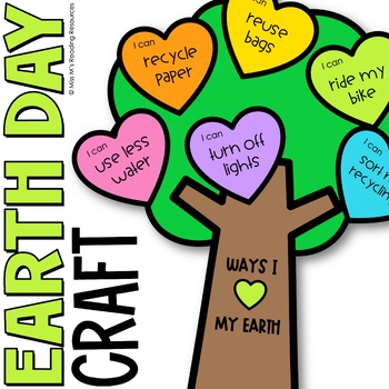Preview of Earth Day Activities Earth Day Tree Craft Spring Activities Earth Bulletin Board