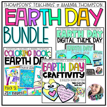 Preview of Earth Day Craft - Earth Day Theme Day - Earth Day Coloring Book