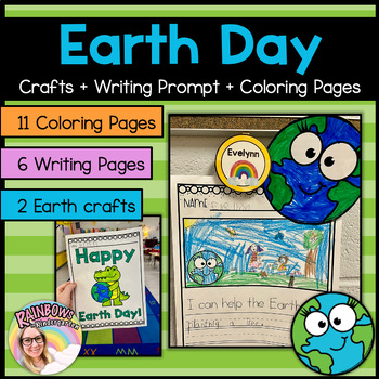 Preview of Kindergarten Earth Day Earth Day Activities Earth Day Coloring Earth Day Writing