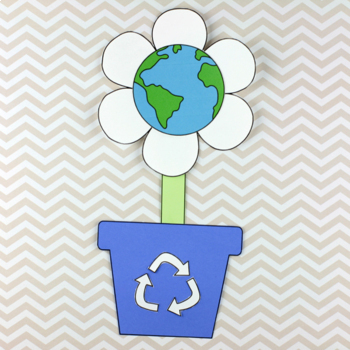 Earth Day Craft - Flower Earth in a Flowerpot Craft by Non-Toy Gifts