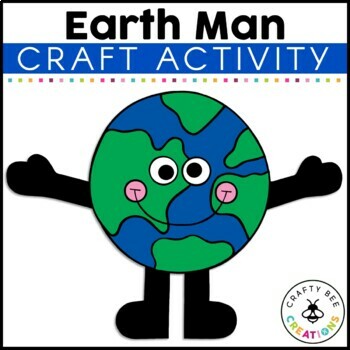 Preview of Earth Day Craft Outer Space Activities Kindergarten April Bulletin Board Spring