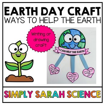 Preview of Earth Day Craft - Ways to Help the Earth