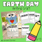 Earth Day Craft Writing Activity Kindergarten First Second Grade