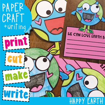Preview of Earth Day Craft and Writing Activities