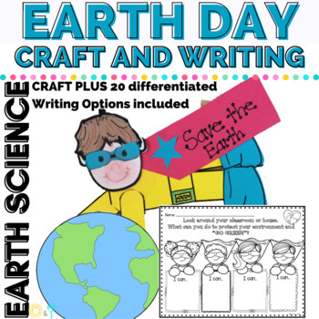 Preview of Earth Day Activities | Earth Day Craft  | Earth Day Writing & Bulletin Board 