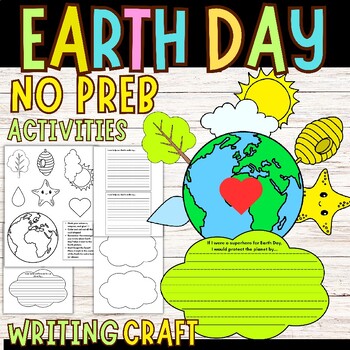 Preview of Earth Day Craft and Writing Activity