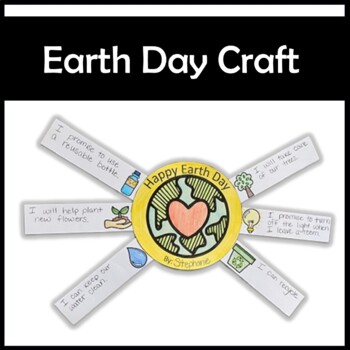 Preview of Earth Day Craft and Writing Activity
