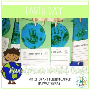 Earth Day Bulletin Board Craft/Hallway Display | Spring Art by The ...