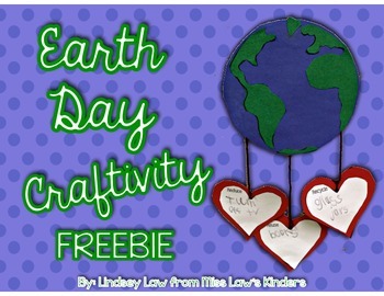 Preview of Earth Day Craftivity Freebie