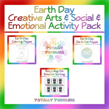 Preview of Earth Day | Creative Arts & Social & Emotional Development | Activity Pack