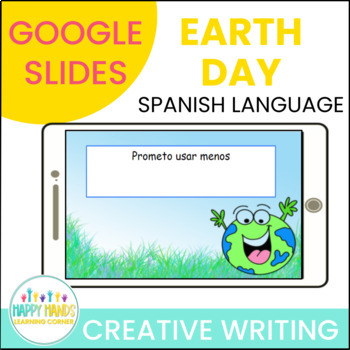 Preview of Earth Day Creative Writing Prompts in Spanish 