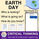 Earth Day - Critical Thinking Text Puzzle 14 | Digital Literacy