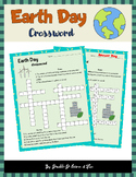 Earth Day Crossword Puzzle,Spring Break,Science3-5th Earth