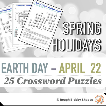 Preview of Earth Day - Crossword Puzzles
