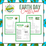 Earth Day Crossword Puzzles | Earth Day Activities 