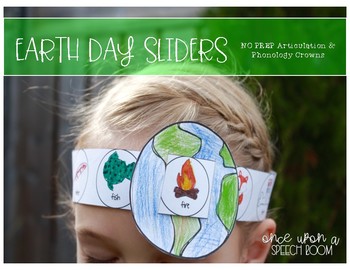 Preview of NO PREP Earth Day Articulation & Phonology Sliders for Speech Therapy