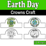 Earth Day Crowns Craft: 2 Designs for Kids | Eco-Friendly 