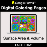 Earth Day: Cuboid Surface Area and Volume - Digital Colori