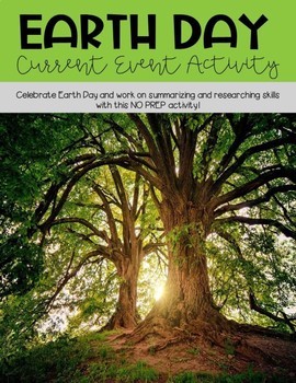 Preview of Earth Day Activity