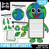Earth Day Cut & Create Writing Craftivity {Zip-A-Dee-Doo-D