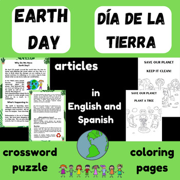 Preview of Earth Day/Dia de la Tierra  English and Spanish