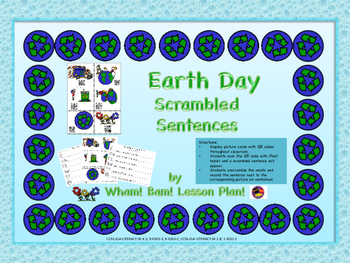 Preview of Earth Day Scrambled Sentences