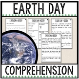 Earth Day Differentiated Reading Comprehension 1st - 4th Grade