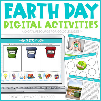 Preview of Earth Day Activities | Digital Earth Day Activities