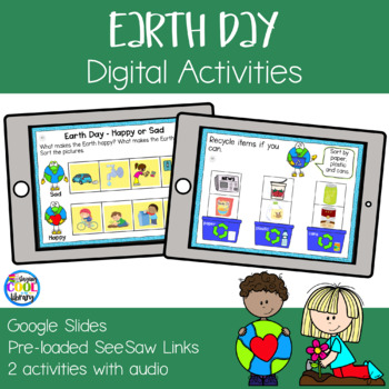 Preview of Earth Day Digital Activities | Google Slides & SeeSaw
