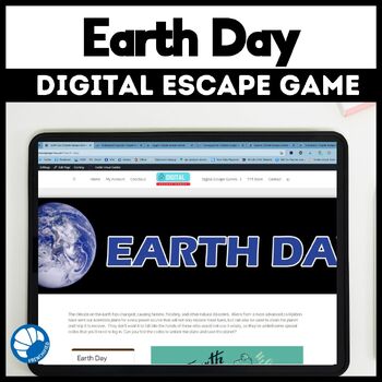 Preview of High School Earth Day Activities - Digital Escape Game