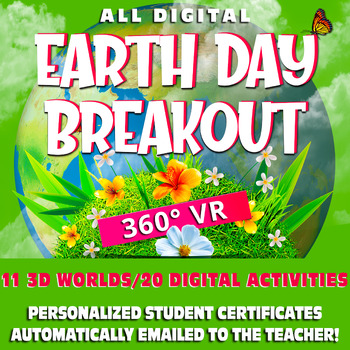 Preview of Earth Day Escape Room/Breakout - Digital 360 VR