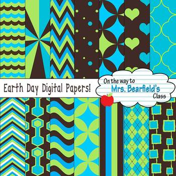 Preview of Earth Day Digital Papers