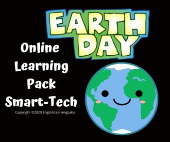 Preview of Earth Day Digital Smart Online Distance Learning Pack
