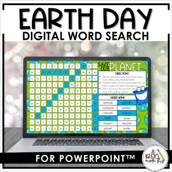 Preview of Earth Day Activities | Digital Word Search | Early Finishers Game
