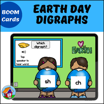Preview of Earth Day Digraphs BOOM Cards