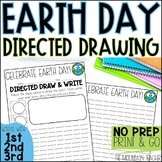 Earth Day Directed Drawing and Earth Day Writing Prompt fo