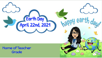 Preview of Earth Day - Distance Learning Activities