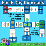 Earth Day Domino Game with Writing Sheet Options - Holiday