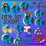 Earth Day Doodles (BW and full-color PNG Images)