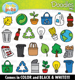 Earth Day Doodles Clipart Set {Zip-A-Dee-Doo-Dah Designs}