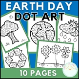 Earth Day Dot Marker Printables - Earth Day Dot Art Colori