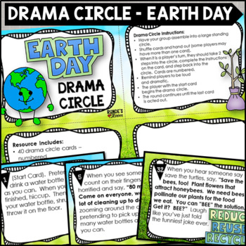 Preview of Earth Day Activity - Drama Circle