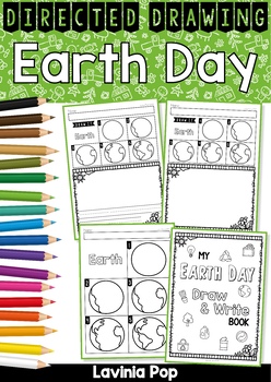 Preview of Earth Day Draw and Write Directed Drawings