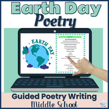 Preview of Earth Day ELA Activity for Middle School - Poetry Writing